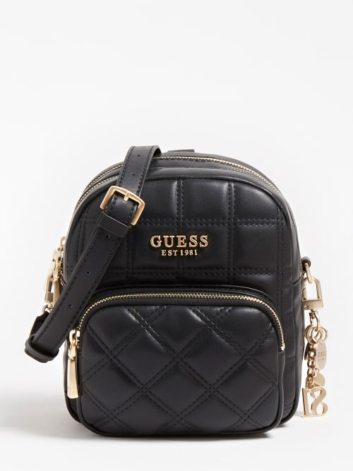 mini quilted backpack